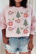 Plus Size Christmas Graphic Sweatshirt - Festive Holiday Tops - Minihomy