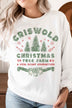 Christmas Tree Farm Graphic Plus Size Sweatshirt for Women - Minihomy