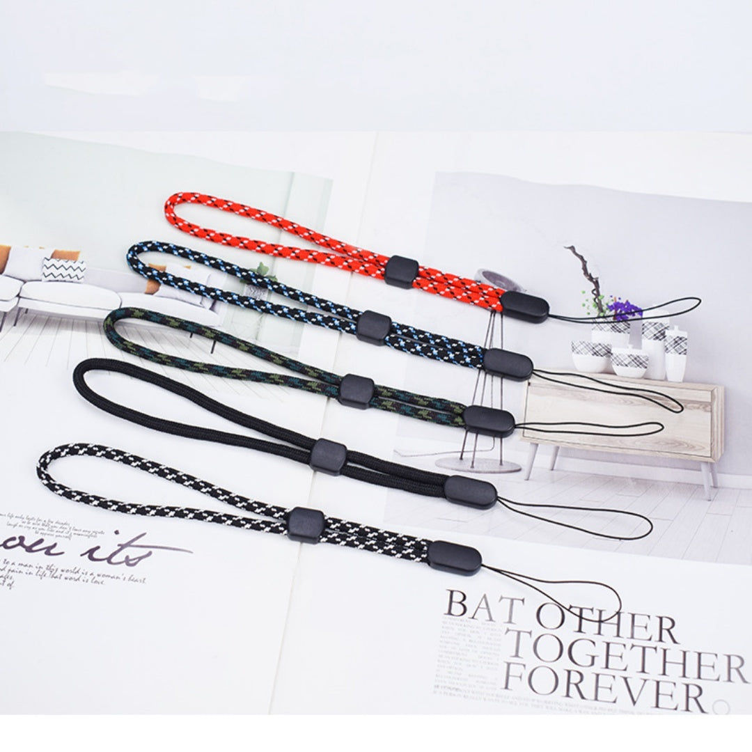 Adjustable Phone Lanyard Wrist Strap - Nylon Mobile Phone Accessory