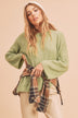 Harlie Sweater - Cozy Knit with Edgy Cutout Shoulder, Relaxed Fit, Thick Ribbed Trim - Minihomy