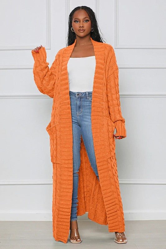 Long Maxi Sweater Cardigan - Minihomy