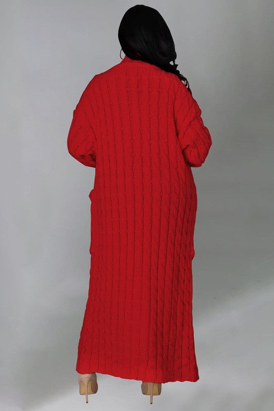 Long Maxi Sweater Cardigan - Minihomy