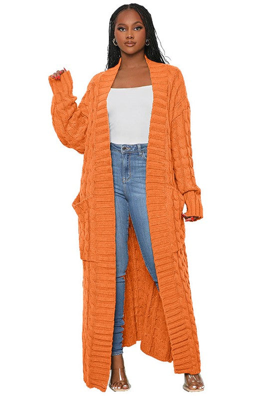 Long Maxi Sweater Cardigan - Minihomy
