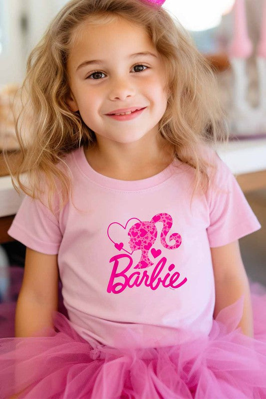 Heart Barbie Youth Graphic Tee - Minihomy