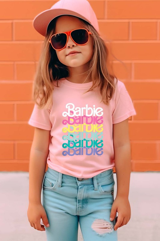 Pastel Barbie Kids Graphic Tee - Minihomy