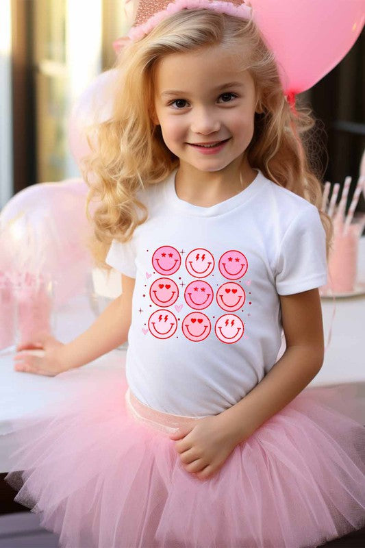 Pink Happy Kids Graphic Tee - Minihomy