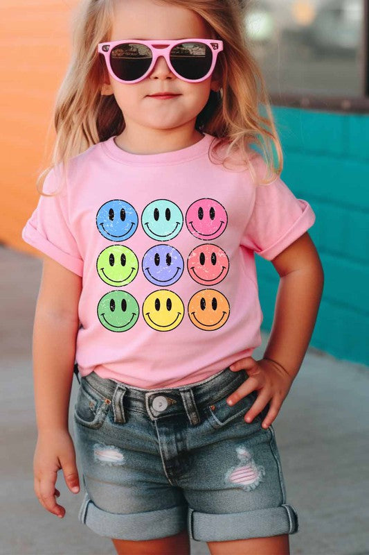 Happy Face Kids Graphic Tee - Minihomy