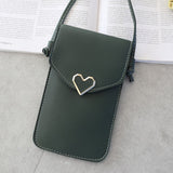 Clear Crossbody Phone Bag for Women - Touchscreen Wallet Purse