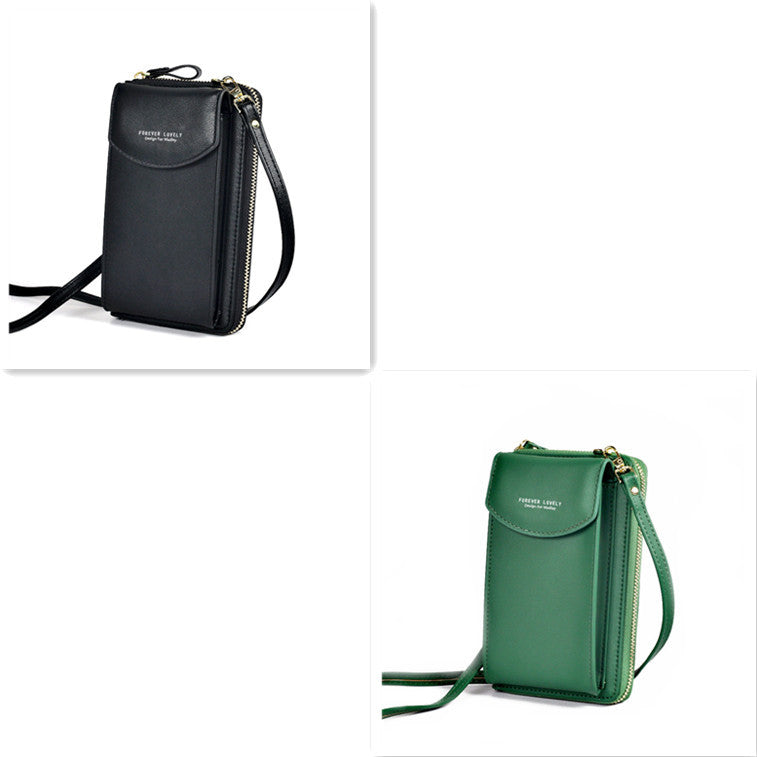 Luxury PU Leather Women's Handbag, Crossbody Bag & Wallet