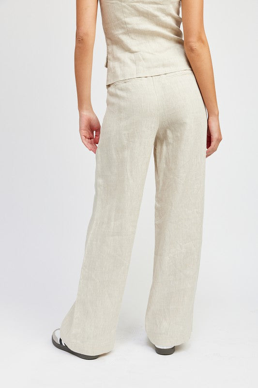 Full Length Pleated Pants - Minihomy