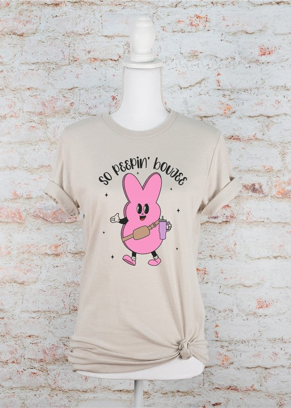 Pink Peep, So Peepin' Boujee Graphic Tee - Minihomy