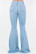 Bell Bottom Jean in Gold Foil - Minihomy