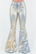 Bell Bottom Jean in Gold Foil - Minihomy