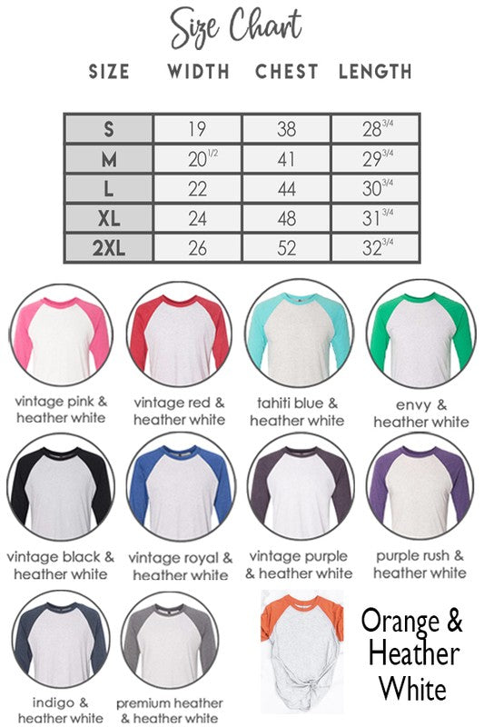 Football Game Day Floral Graphic Raglan T-Shirt for Women - Minihomy
