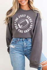 Game Day Snacks Sweatshirt: Fall Football Fan Apparel - Minihomy