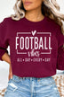 Football Vibes All Day Sweatshirt - Fall Game Day Apparel - Minihomy