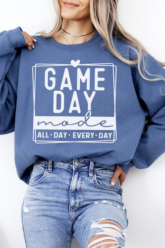 Fall Football Game Day Sweatshirt - All Day Comfort - Minihomy