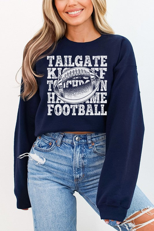 Fall Football Tailgate Kickoff Game Day Sweatshirt - Minihomy
