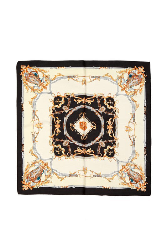 Geometric Pattern Printed Scarf - Lightweight Fashion Accessory - Minihomy