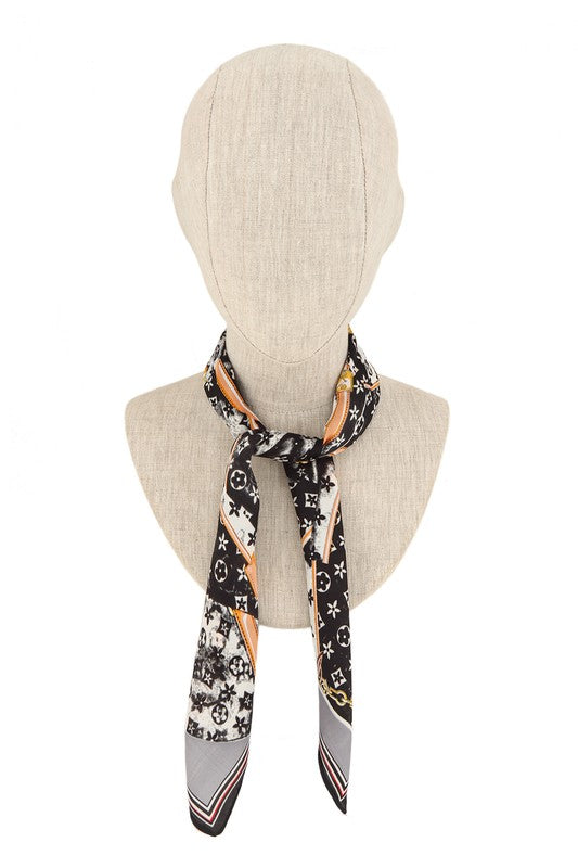 Geometric Pattern Printed Scarf - Stylish & Trendy Wrap - Minihomy