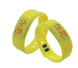 Red LED Silicone Wristband - Fashionable Party Bracelet