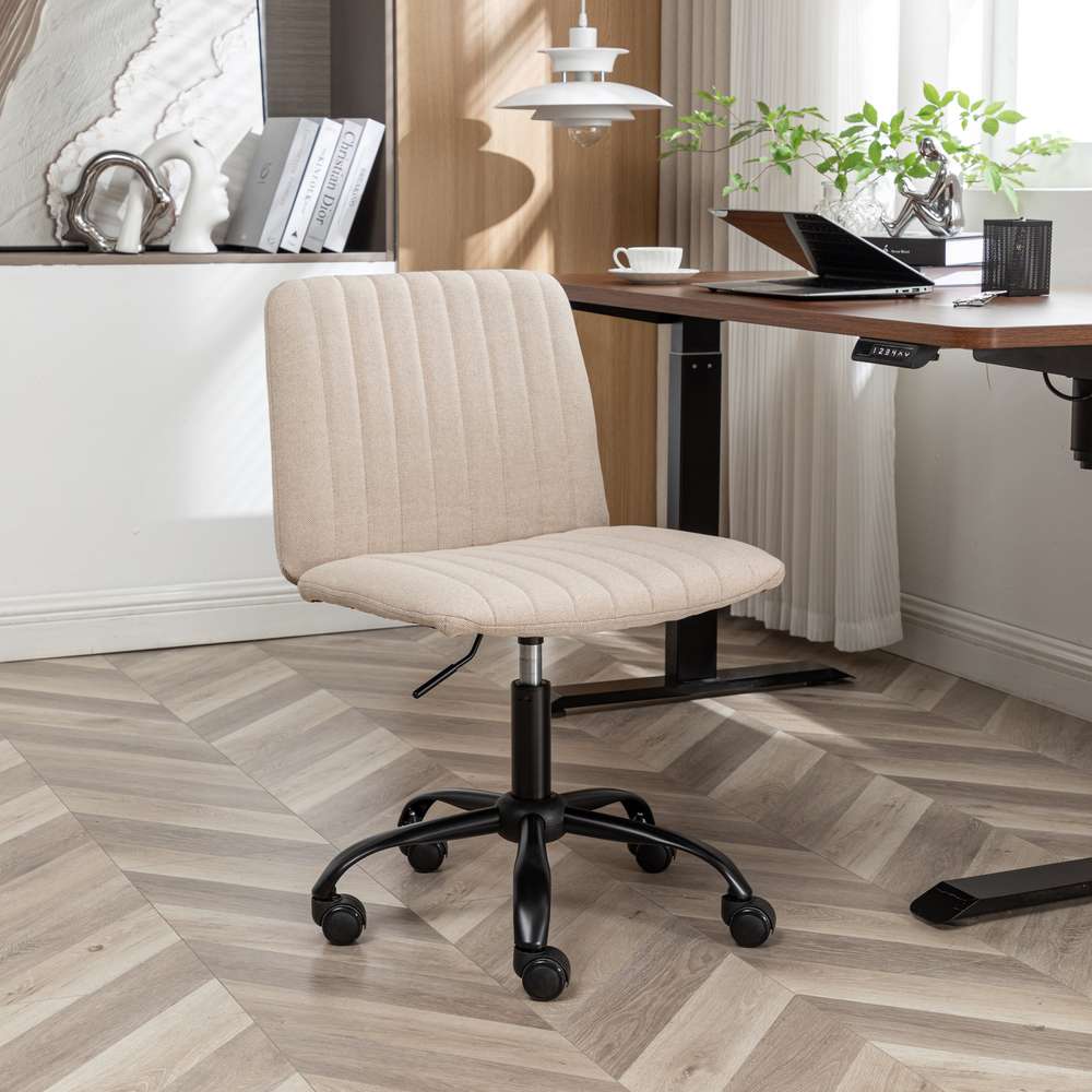 Masar Fabric Swivel Office Chair - Ergonomic Desk Chair for Comfort & Support