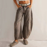 Women's Wide Leg Pants: Loose Summer Straight Trousers