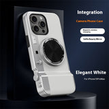 Magnetic Stereo Camera Phone Case - Creative Hardshell