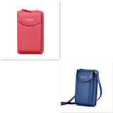 Luxury PU Leather Women's Handbag, Crossbody Bag & Wallet