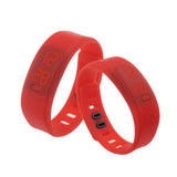 Red LED Silicone Wristband - Fashionable Party Bracelet