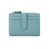 Women Short Wallets PU Leather Plaid Female Purses Solid Card Holder Wallet Fashion Woman Small Wallet With Coin Purse