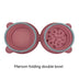 Portable Silicone Double Dog Food Bowls: Compact, Durable, and Travel-Friendly - Minihomy