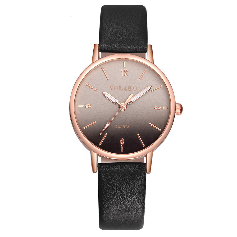 Gradient Candy Color Creative Wrist Watch