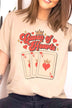 Plus Size - Queen of Hearts Graphic T-Shirt - Minihomy