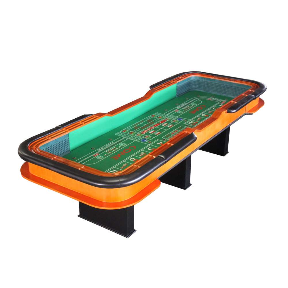 12ft Green Craps Table - Casino Game Table Model 13829
