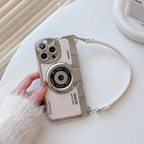 Electroplated Hand Strap Phone Case for iPhone 14 Plus