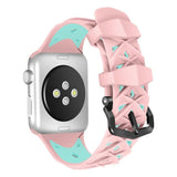 Silicone Smartwatch Band - Diamond Design