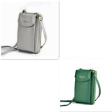 Luxury PU Leather Women's Handbag, Crossbody Bag & Wallet