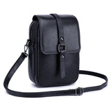 Women's Leather Crossbody Phone Shoulder Bag