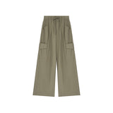 Women's Lazy Drawstring Loose Straight Casual Pants