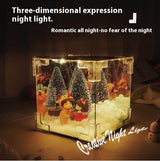 DIY Christmas LED Cube Lamp Kit: Santa, Snowman, Tree