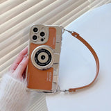 Electroplated Hand Strap Phone Case for iPhone 14 Plus
