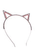 Pointy Rhinestone Cat Ears Headband - Stylish Accessory for Parties & Costumes - Minihomy