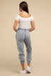 Acid Wash Fleece Sweatpants with Pockets - Comfy & Stylish - Minihomy