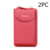 Luxury PU Leather Women's Handbag, Crossbody Bag & Wallet