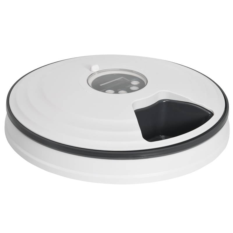 Automatic Pet Feeder with Timer, 6 Meals - LCD Display for Cats & Dogs