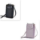 Luxury PU Leather Women's Handbag, Crossbody Bag & Wallet