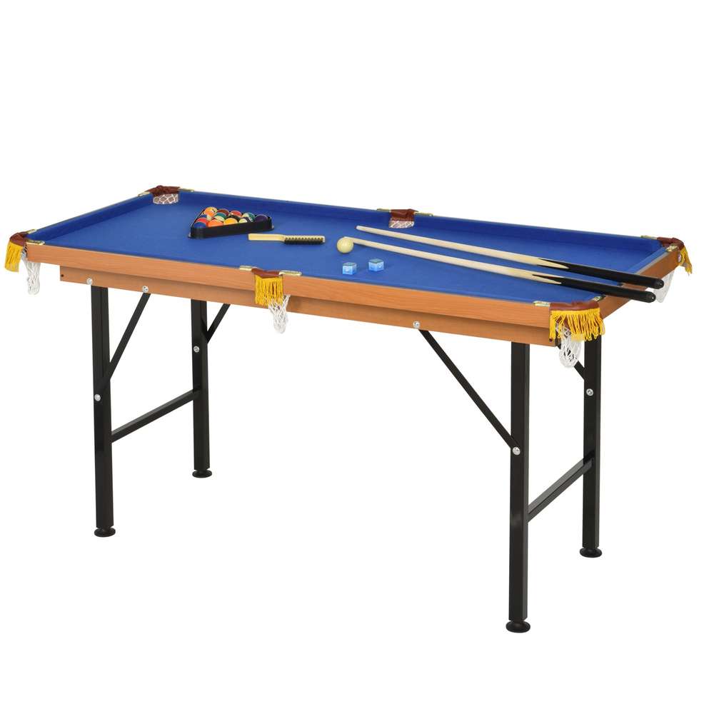 Soozier 55" Portable Folding Billiard Pool Table - Family Game Set