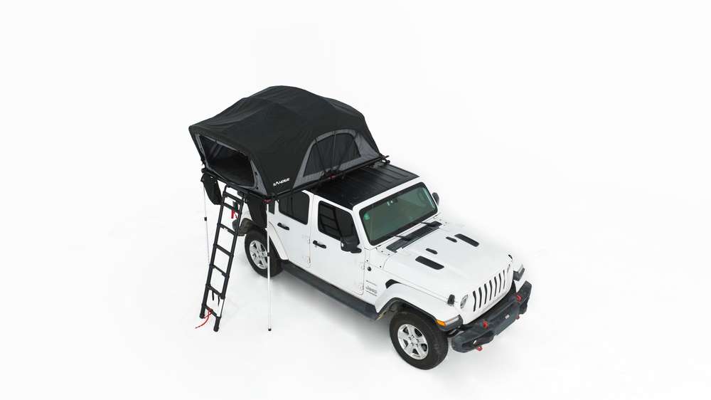 ILANDER Lite Cruiser Roof Top Tent: 140cm Aluminum Fold-Out for Car, SUV, Truck Camping
