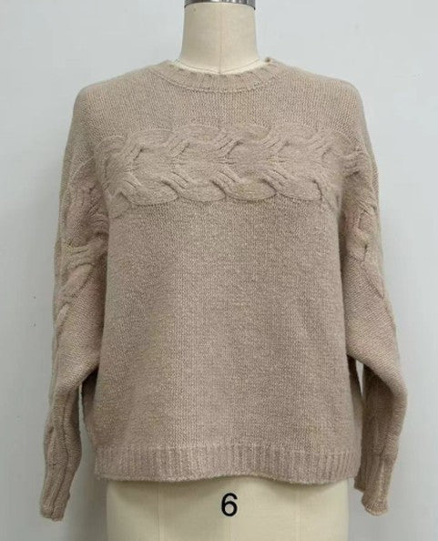 Elaine Women's Sweater - Stylish and Comfortable Knitwear - Minihomy